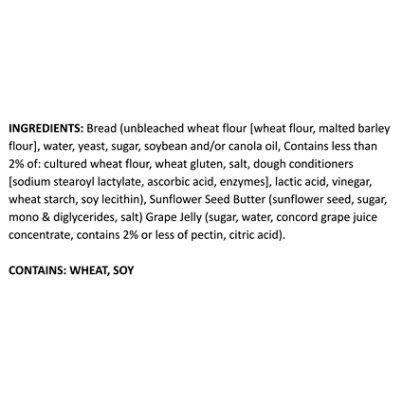 Fave'wich Crustless Sandwich Sb & Grape - 2 OZ - Image 2