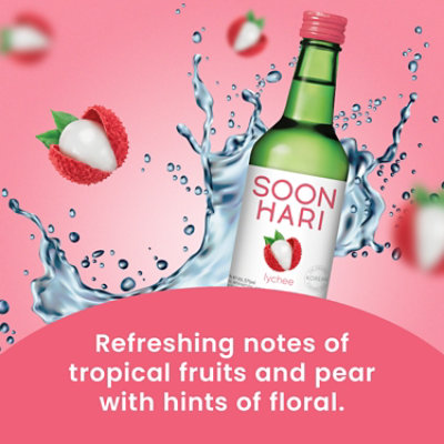Soon Hari Lychee Asian Import 375ml - 375 ML - Image 3