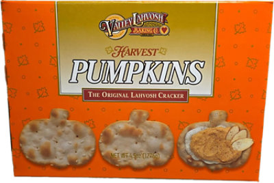Valley Lahvosh Crackers Pumpkin Orig - 4.5 OZ - Image 1