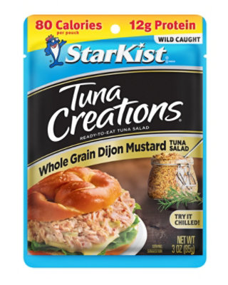 Starkist 3oz Tuna Creations Whole Grain Mustard Tuna Salad Pouch - 3 OZ - Image 1
