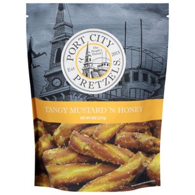 Port City Pretzels Mustard N Honey 8oz - 8 OZ - Image 2