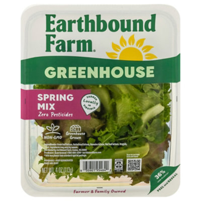 Earthbound Farm Greenhouse Spring Mix - 4 Oz - Image 1