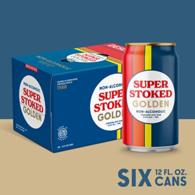 Deschutes Super Stoked Golden NA in Cans - 6 - 12 FZ - Image 1