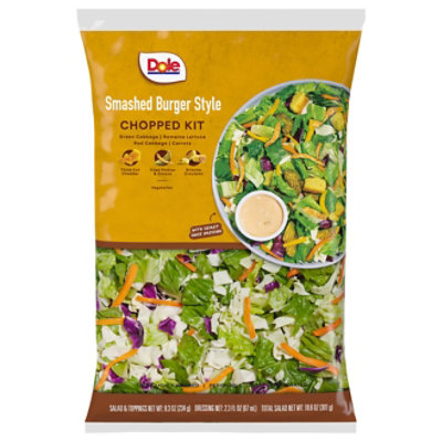 Dole Chopped Smash Burger Salad Kit - 10.6 Oz - Image 2