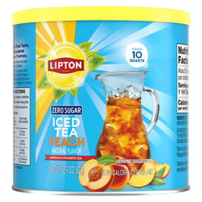 Lipton Zero Sugar Iced Tea Mix 6 10qt - 10 QT - Image 1