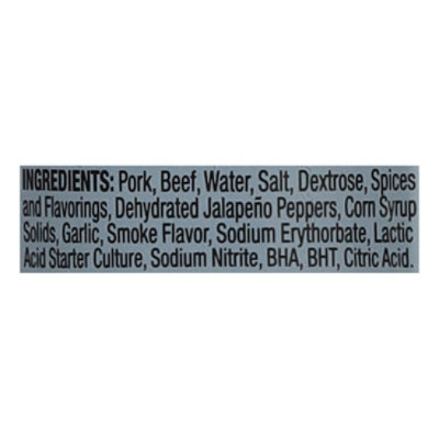 Bridgford Jalapeno Summer Sausage 16 Oz - 16 OZ - Image 4