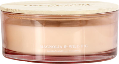 Overjoyed Boutique Glass Candle Magnolia & Wild Fig - 32 Oz - Image 1