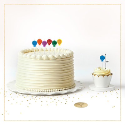 Papyrus Birthday Birthday Candles Multi-Color Balloon  6 Count - Each - Image 3