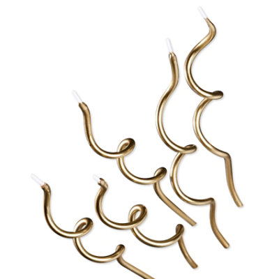 Papyrus Birthday Candles Gold Swirls 12 Count - Each - Image 2