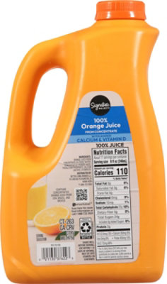 Signature Select 100% Orange Juice W/calcium Vitamin D 89 Fz - 89 FZ - Image 5