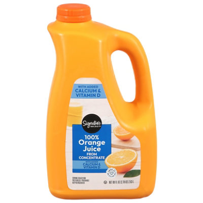 Signature Select 100% Orange Juice W/calcium Vitamin D 89 Fz - 89 FZ - Image 1