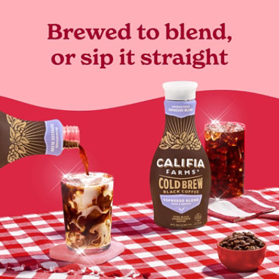 Califia Farms Pure Black Espresso Blend Cold Brew Coffee 48 Fl Oz - 48 FZ - Image 4