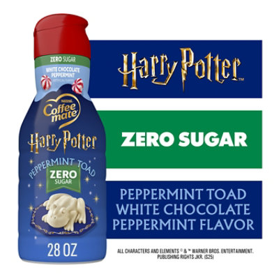 Nestle Coffee Mate Creamer Zero Sugar White Chocolate Peppermint, 28 Fz - 28 FZ - Image 1