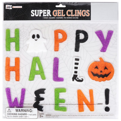 Mello Smello 12x12 Inch Halloween Super Gel Cling – Each - Image 1