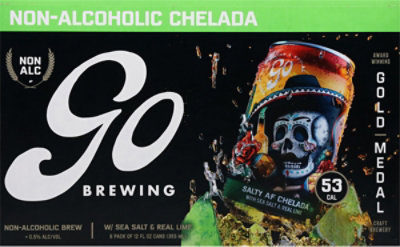 Go Brewing Salty Af Chelada - 6-12 FZ - Image 4