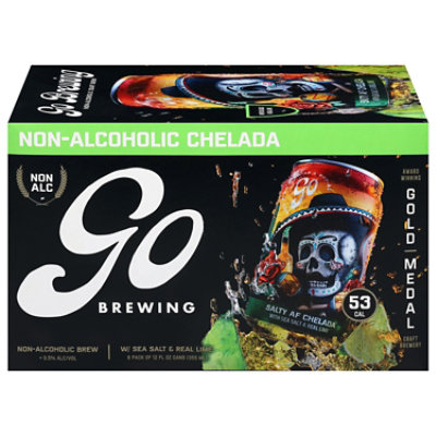 Go Brewing Salty Af Chelada - 6-12 FZ - Image 1