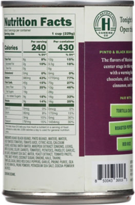 Heyday Canning Co Chili Mole Pinto And Black Bean - 15 OZ - Image 5