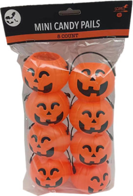 Signature Select Mini Pumpkin Pails - 8 Count - Image 1