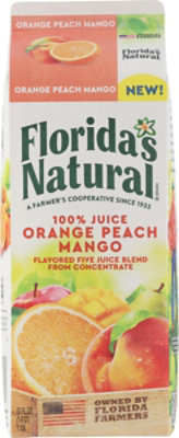 Florida's Natural 100% Orange Peach Mango Juice, 52 Fz - 52 FZ - Image 5