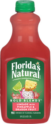 Florida's Natural Limeade with Pineapple & Dragon Fruit - 59 Fl. Oz.