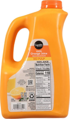 Signature Select 100% Orange Juice No Pulp 89 Fz - 89 FZ - Image 5