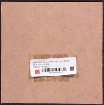 Signature Select Dod Skull Wood Black Decor – Each - Image 3