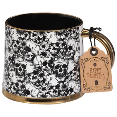 Home Essentials Gold Accent Hlwn Mug – Each - Image 1