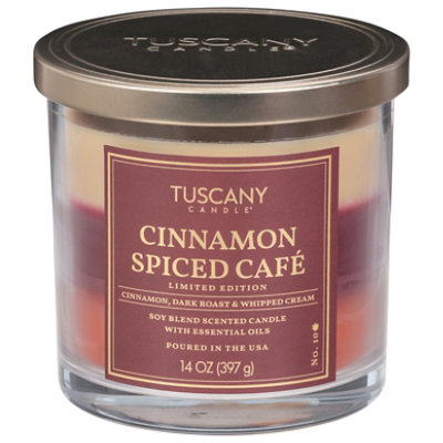 Tuscany Candle Cinnamon Spiced Cafe Triple Candle - 14 Oz - Image 1