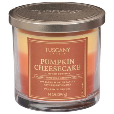 Tuscany Candle Pumpkin Cheesecake Triple Candle - 14 Oz - Image 1