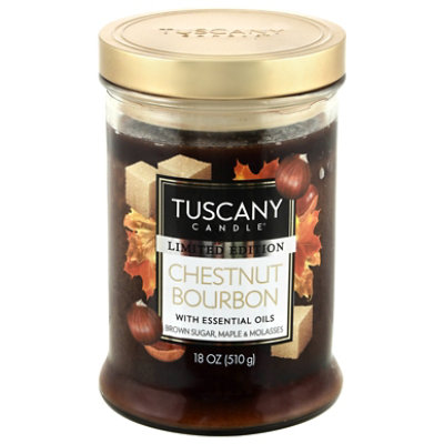 Tuscany Candle Chestnut Bourbon Candle – 18 Oz - Image 1
