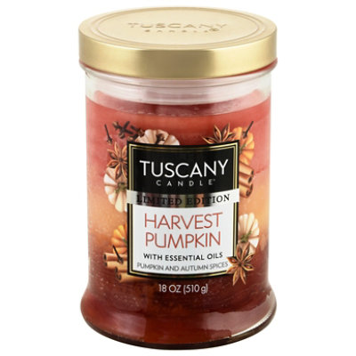 Tuscany Candle Harvest Pumpkin Triple Candle – 18 Oz - Image 2