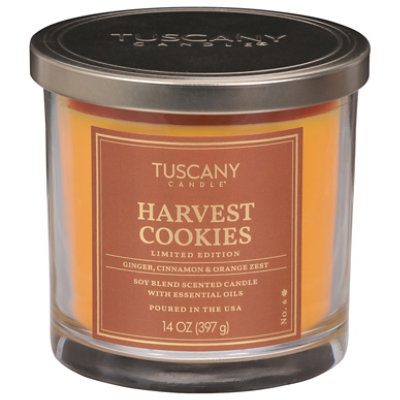 Tuscany Candle Harvest Cookies Candle – 14 Oz - Image 1