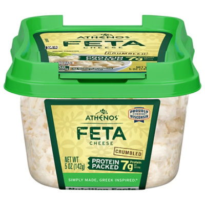 Athenos Protein Packed Crumbled Feta Cheese - 5 OZ - Image 2