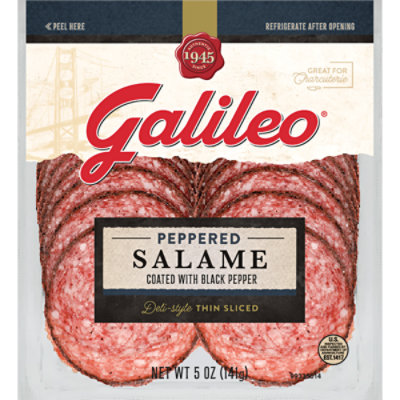 Galileo Peppered Salame - 5 OZ - Image 1