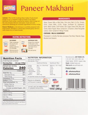 Ashoka Paneer Makhani - 10 OZ - Image 5