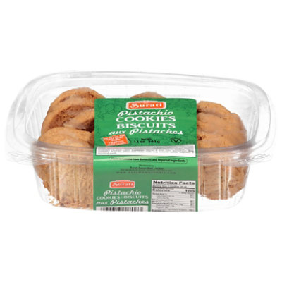 Surati Cookies Pistachio - 12 OZ - Image 1