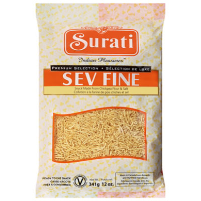 Surati Snack Sev Fine - 12 OZ - Image 2