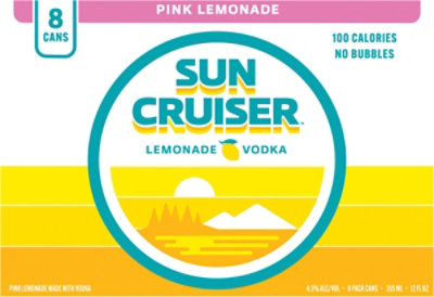 Sun Cruiser Lemonade Vodka - 8-12 Fl. Oz. - Image 4