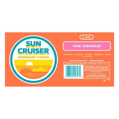 Sun Cruiser Lemonade Vodka - 8-12 Fl. Oz. - Image 3