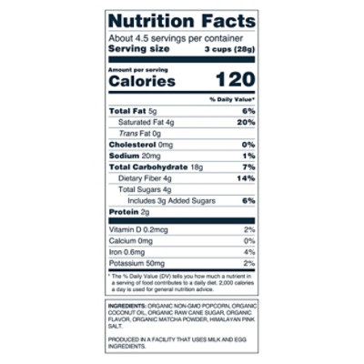 Lesser Evil Popcorn White Chocolate Marshmallow 4.6oz - 4.6 OZ - Image 3