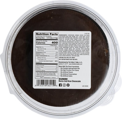 The Fathers Table Mocha Cold Brew Cheesecake - 16 OZ - Image 5
