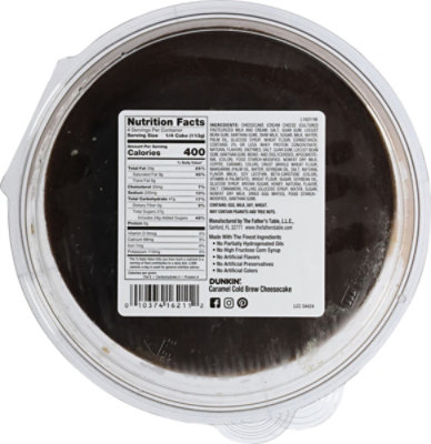 The Fathers Table Caramel Cold Brew Cheesecake - 16 OZ - Image 5