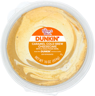 The Fathers Table Caramel Cold Brew Cheesecake - 16 OZ - Image 1
