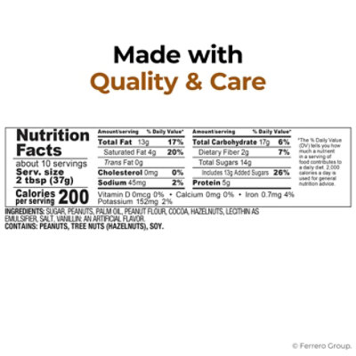 Nutella Peanut Spread With Cocoa 13oz - 13 OZ - Image 2