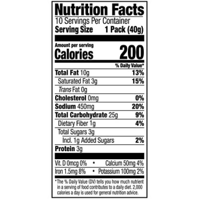 Lance Nashville Hot Cheddar Sandwich Crackers 10 Pack - 14.1 OZ - Image 2