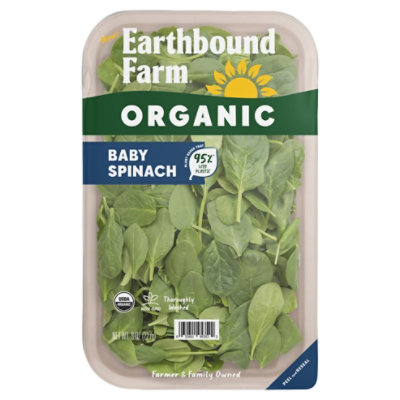 Earthbound Farms Baby Spinach Organic 8oz - 8 OZ - Image 2