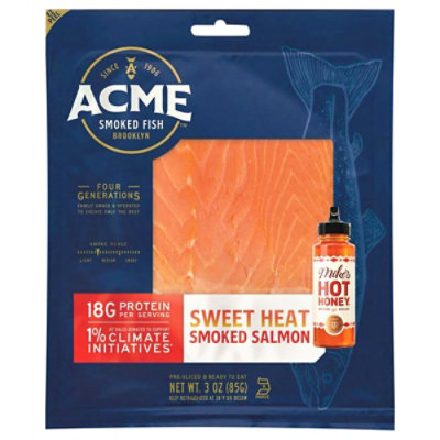 Acme Cold Smoked Salmon With Mikes Hot Honey 3 Oz - 3 OZ - Image 2