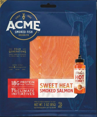 Acme Cold Smoked Salmon With Mikes Hot Honey 3 Oz - 3 OZ - Image 1