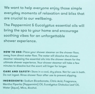 Anihana Steamer Shower Mint Refresher - 1.76 OZ - Image 5