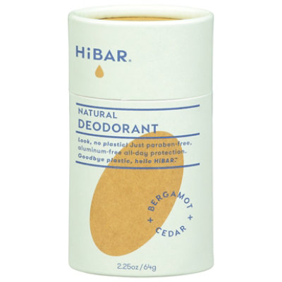 Hibar Deodorant Bergamot Cedar Natural - 2.25 OZ - Image 2